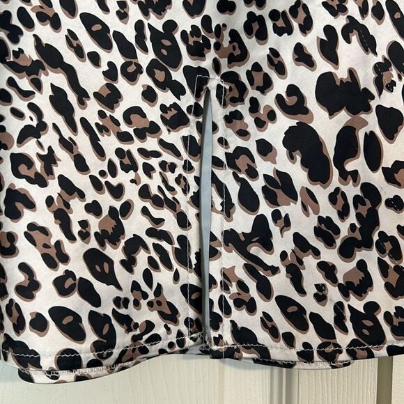 PRINCESS POLLY Size 4 JEMIMA GRACE Leopard Animal Print Mini Skirt Brown Black - Picture 3 of 9